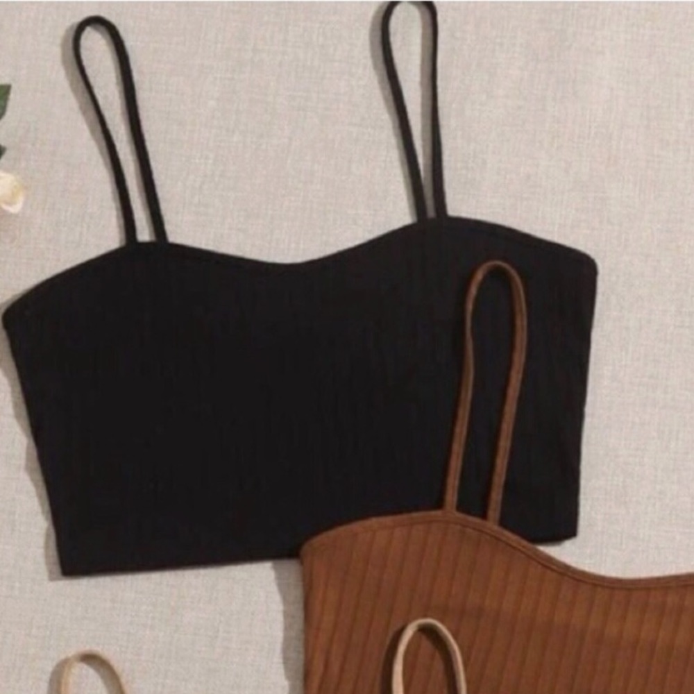 SALE ribbed cropped tank